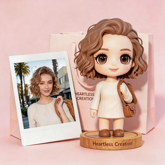 Custom Chibi 3D Figurine Made From Your Photo